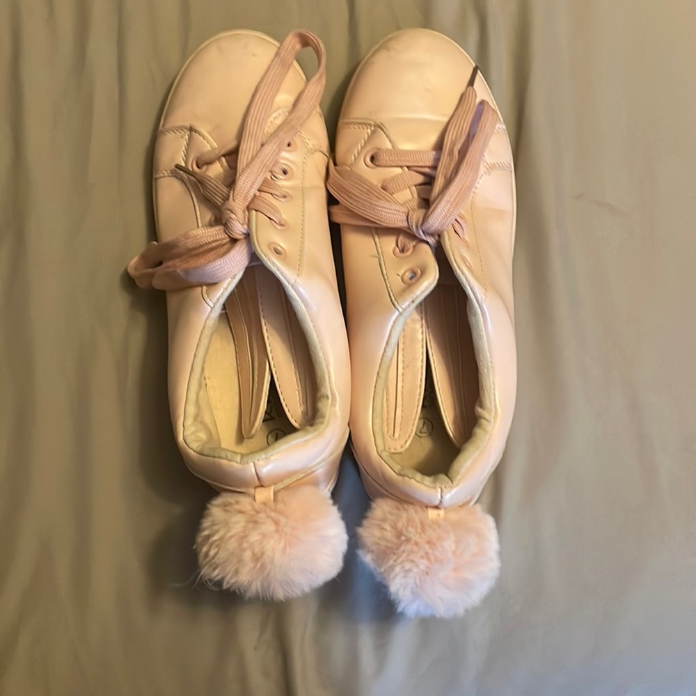 Pink bunny shoes
